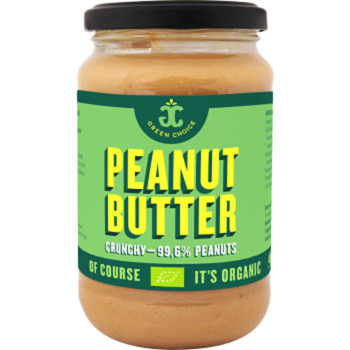 Peanut butter Crunchy 340g KRAV Green choice