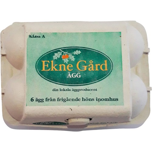 Ägg M Frigående 6-pack Eknegård