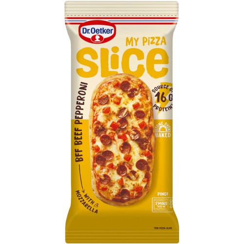 My pizza slice Beef & salami 170g Dr. Oetker