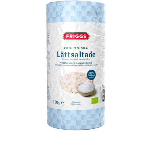 Riskakor Lättsaltade Ekologisk 130g Friggs