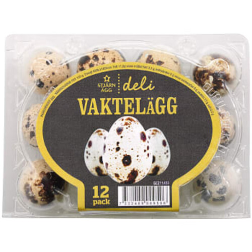 Vaktelägg 12-p Stjärnägg