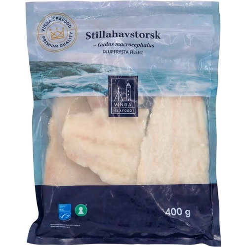Stillahavstorsk Fryst 400g Vinga Seafood