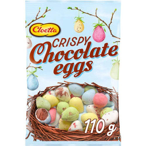 Påskägg Crispy Chocolate eggs 110g Cloetta