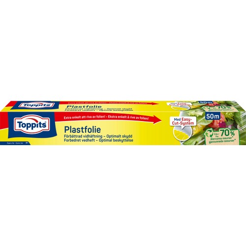 Plastfolie 325mm 50m Toppits