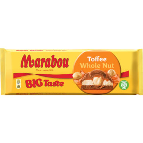 Choklad Toffee & helnöt 300g Marabou