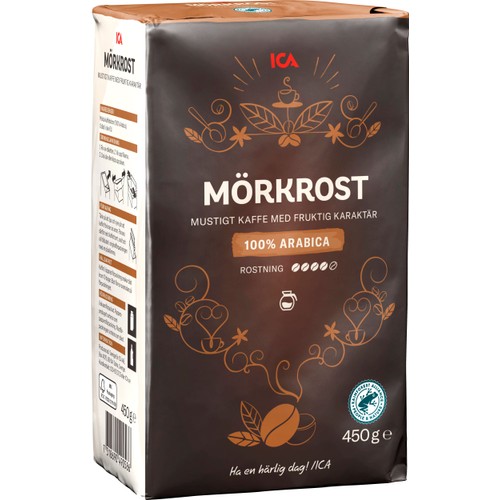 Bryggkaffe Mörkrost 450g ICA