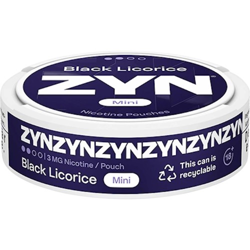 ZYN Black Licorice Mini S2 8 Gram