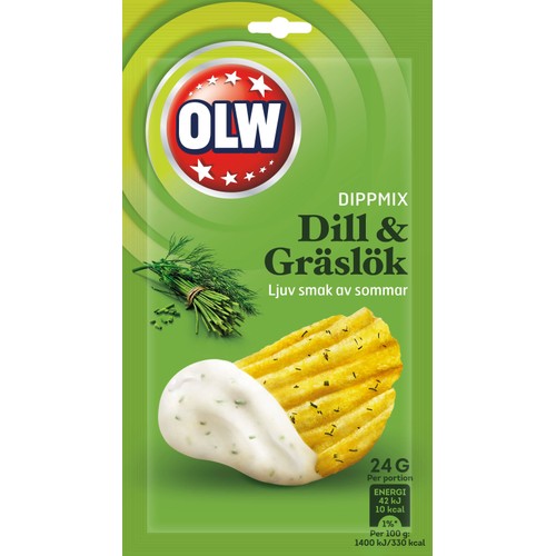 Dippmix Dill & gräslök 24g OLW