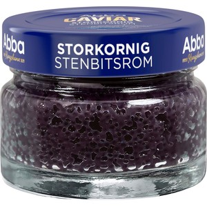 Stenbitsrom svart storkorning 80g Abba