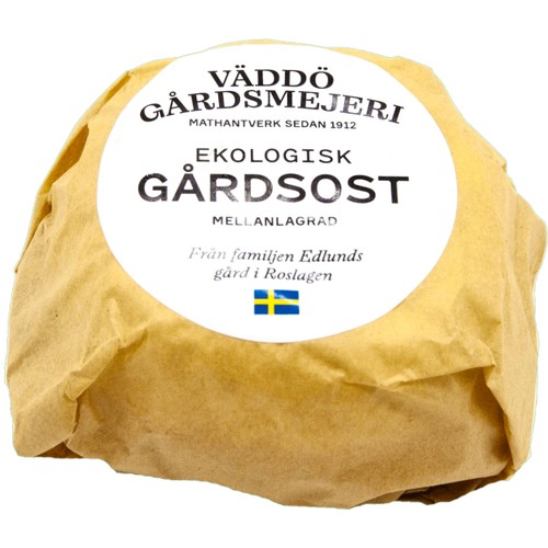 Gårdsost Eko ca 240g Väddö Gårdsmejeri