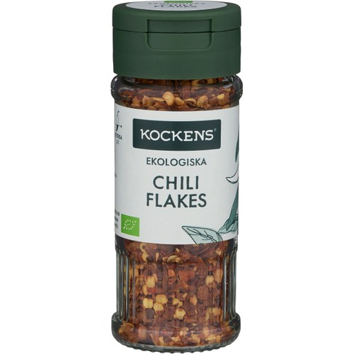 Chili Flakes Eko 28g Kockens