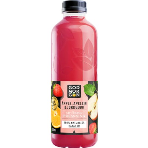Fruktdryck Äpple Apelsin Jordgubb 850ml God Morgon