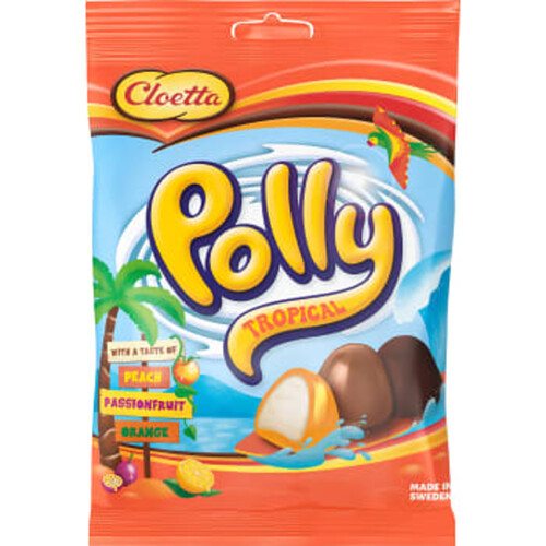 Chokladpåse Polly Tropical 150g Cloetta