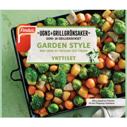 Ugns-&Grillgrönsaker Garden 500g Findus