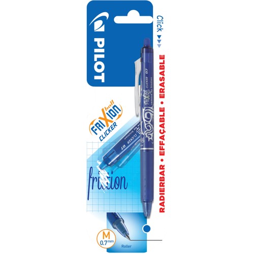 Penna Frixion Clicker Blå Pilot