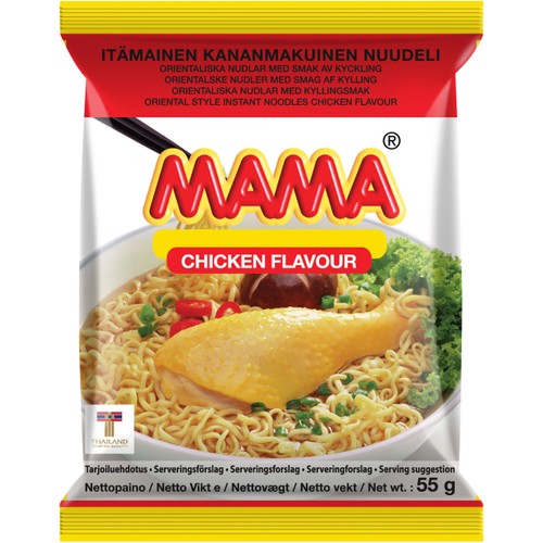 Snabbnudlar Kyckling Smak 55g Mama