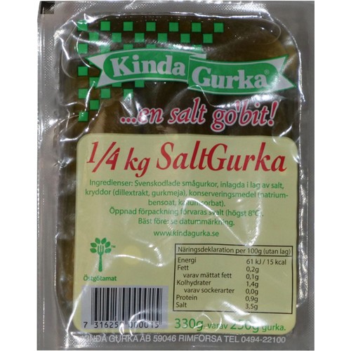 Saltgurka 250g Hebe Frukt & Grönt