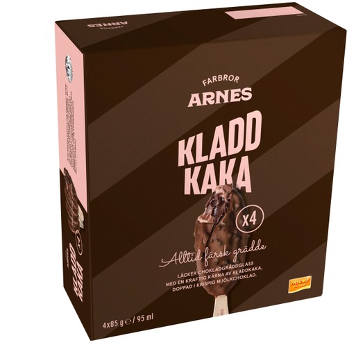 Pinnglass Farbror Arnes kladdkaka 4-p Triumf Glass