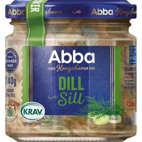 Dillsill KRAV 240 g Abba