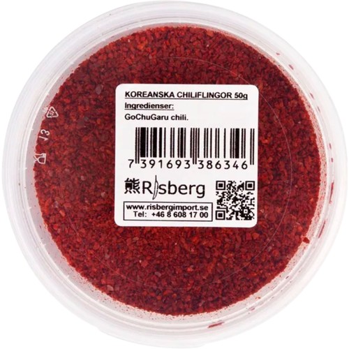 Koreanska Chiliflingor ca 50g