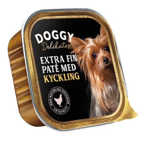 Hundmat Delikatesspaté Kyckling 150g Doggy Delikatess