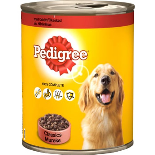 Hundmat Classics med Oxkött 800g Pedigree
