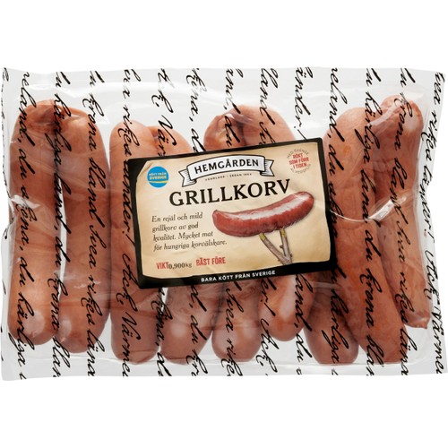 Grillkorv 900g Hemgården