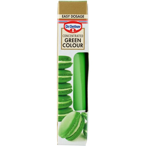 Baktillbehör Hushållsfärg Grön Gel 15g Dr. Oetker