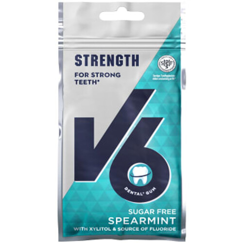 Tuggummi Strength Spearmint Sockerfri 30g V6