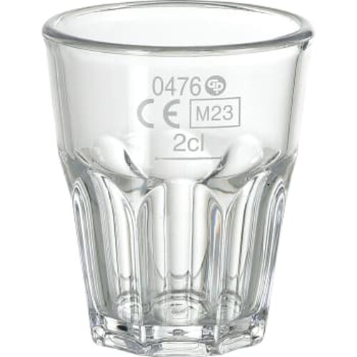 Shotglas Anyday Flergångs Transparent 6st Duni