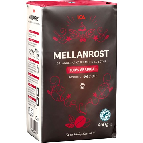 Bryggkaffe Mellanrost 450g ICA