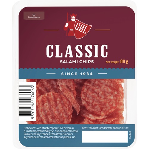 Salami Chips Classic 80g Göl
