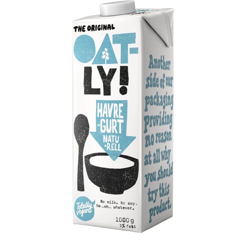 Havregurt Naturell 3% 1l Oatly