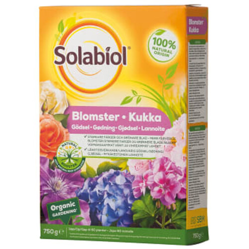 Blomstergödsel 750g Solabiol