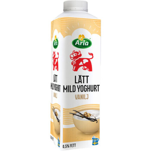 Lättyoghurt Mild Vanilj 0,5% 1000g Arla Ko®