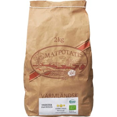 Potatis Fast KRAV 2 kg Värmlandspotatis