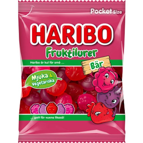 Fruktilurer Bär 80g Haribo