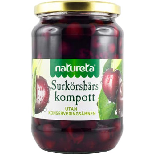 Körsbärskompott 680g Natureta