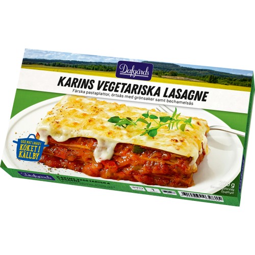 Karins vegetariska lasagne 390g Dafgårds