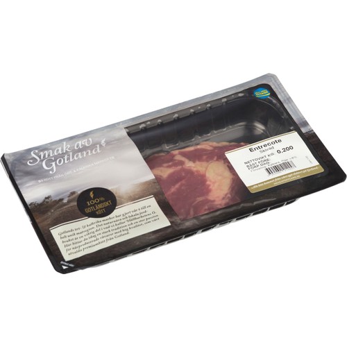 Entrecôte Färsk skivad 200g Smak av Gotland