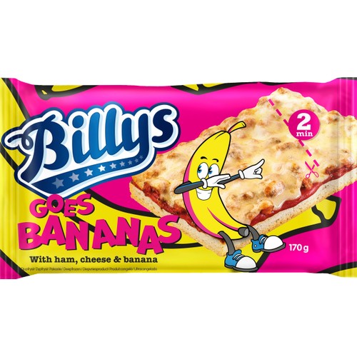 Pan Pizza Goes Bananas 170g Billys