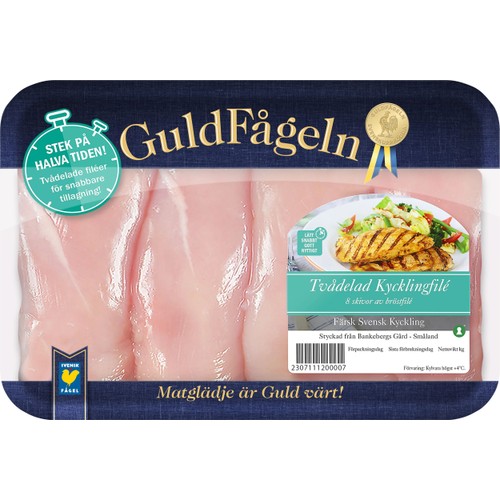 Kycklingfilé tvådelad ca 700g Guldfågeln
