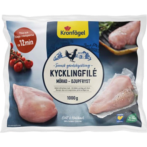 Kycklingfilé Fryst 1kg Kronfågel