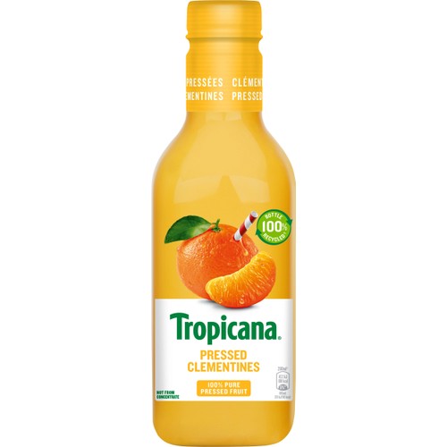 Juice Pressed clementine 900ml Tropicana