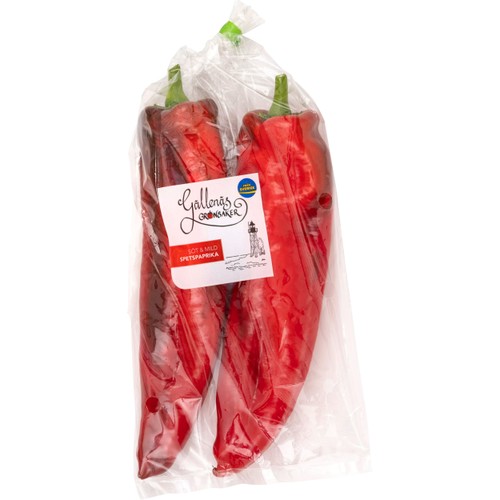 Spetspaprika 200g Gällenäs Grönsaker AB