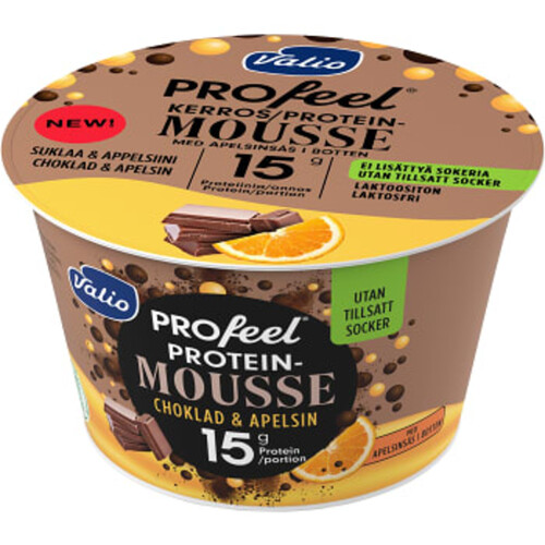 Proteinmousse PROfeel® Choklad & Apelsin Laktosfri 150g Valio