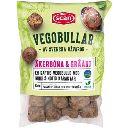 Vegobullar åkerböna & gråärt 300g Scan