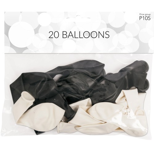 Ballonger Svart/vit