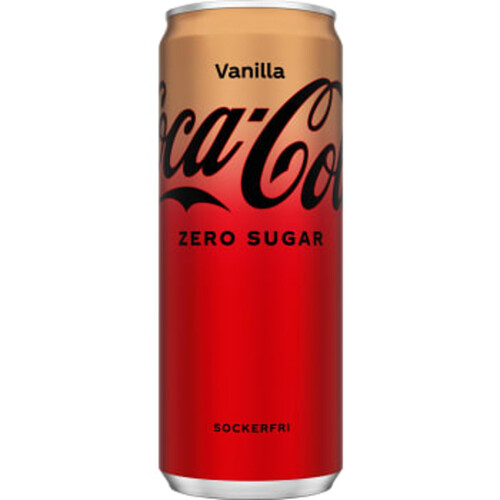 Läsk Cola Vanilj Zero 33cl Coca-Cola