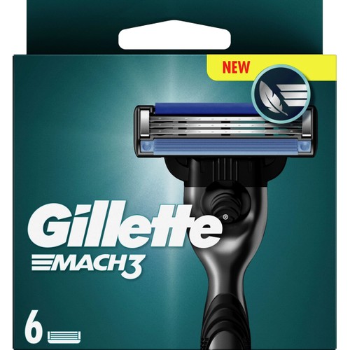 Rakblad Mach3 6-p Gillette